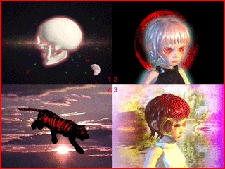 Experimental Video “Tiger and Moon Series” 2025.12